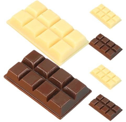 ifundom Faux Chocolats 6 Pièces De Tablette De Chocolat Réaliste Chocolat Alimentaire Artificielle Modèles De Chocolat Réalistes Faux Dessert Pour Objets De Scène Pour Vitrines