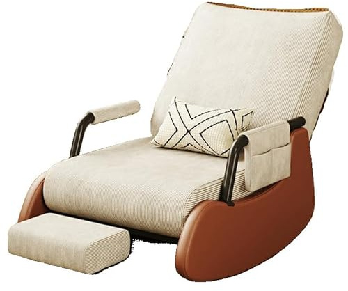 Creative Rocking Chair, Rocking Chair Canapé d'une Personne, Balcon Loisirs Et Confortable Chaise Longue, Salon avec Repose-Pieds Rocking Chair,with Foot Pedal