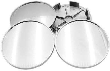 YYGGWL Auto Radkappen 4 Teile los 68mm 62mm Innere Rad Mitte Kappe Räder Felge Mitte Nabe Disc Cup Abdeckung Fit 65mm Gebogene Auto Logo Emblem Aufkleber Universal Radzierblenden