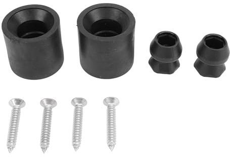 Anhänger- für Rampentür-Stoßstange, 2er-Set, Anhänger- für Rampentür-Gummi-Stoßstangen-Anschlagkegel 10665, Reduziert Stöße, Verformungssicher, Passend für Wohnmobil-Anhänger, Boote
