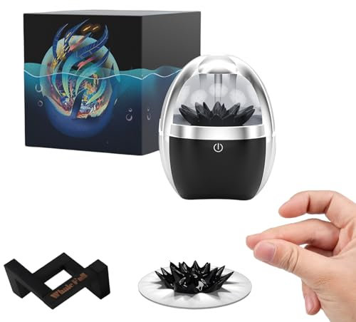 LICAEVEY Altavoz Bluetooth, Altavoz de Fluido Magnético con Ritmo Musical, Altavoz Portátil con Luz Colorida, Juguete Líquido Magnético, Decoración de Escritorio, Lámpara de Fluido