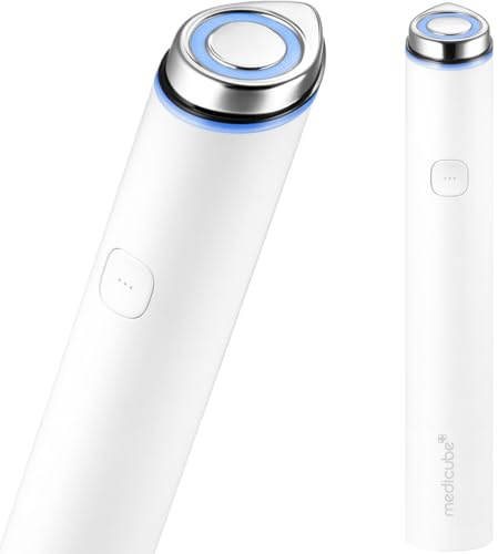 medicube Booster Pro Mini White | Günstiges Gesichtspflegewerkzeug für Anfänger, tragbarer Glow Booster für Glashaut, fördert die Absorption der Hautpflege, Hautpflege für Teenager, koreanische