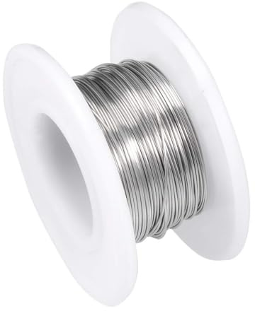 TOP-VIGOR 0.4mm 26AWG Heating Resistor Wire, 10M Wrapping Nichrome Resistance Wire for Heating Elements, DIY Projects, Industrial Applications