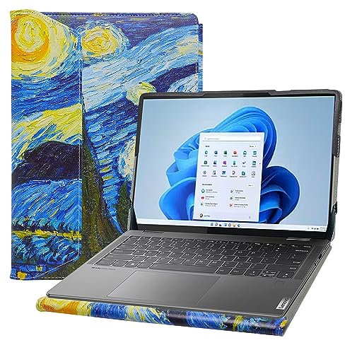 Alapmk Schutzhülle für Lenovo Yoga 9i 2-in-1 Aura Edition 14 Gen 10/Yoga 9 2-in-1 14ILL10/Yoga 7i 2-in-1 14 Gen 9/ThinkPad T14 Gen 5, Hülle für Acer Aspire 14 AI A14-52M, Hülle für HP mt645 G8, Starry