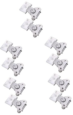 Uonlytech 5 Sätze Butterfly-drehverschluss Fee Schmetterlingsflügel Empfindlicher Sanduhr-timer Stollen Für Golfschuhe Türknauf Drehverschluss Rostfrei Torriegel Eisen Silver 2 Stück * 5