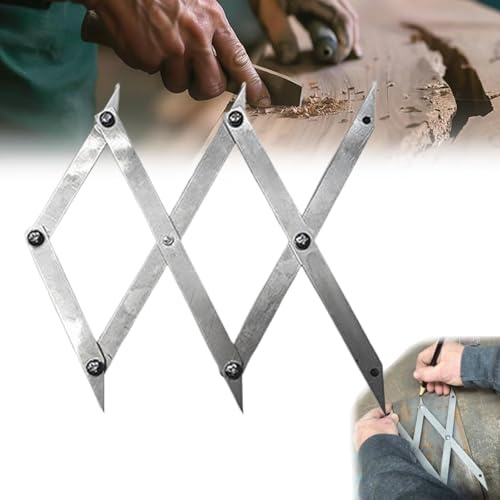 Carpenter Center Search Tools,picket Master Pro 3 Point,3-point Picket Master The - Center Finding Tool,picket Master Pro 3 Point Center Finder Precise Measurements.3,stainless Steel Center Finding