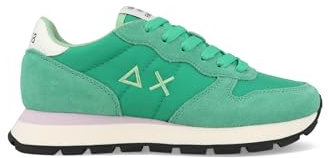 SUN68 Ally Solid Nylon, Shoe Donna, Verde Prato, 37 EU