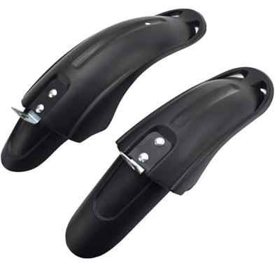 Schutzbleche Mountainbike Kotflügel 12 Zoll 14 Zoll 16 Zoll 18 Zoll 20 Zoll Universal Vorne Und Hinten Schlamm Fliesen Auto Regen Schild Fahrrad Schutzblech(Single Hole B Type)