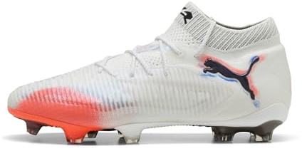 PUMA Future 8 Ultimate FG White-Black-Glowing RED - 10/44.5