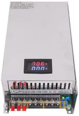 YXZKJZJ Fuente de alimentación conmutada regulada Ajustable con Pantalla Digital de 500 W, 600 W y 1000 W, de 0 a 12 V, 15 V, 24 V, 30 V, 36 V para Dispositivos electrónicos(0-30VDC,1000W)