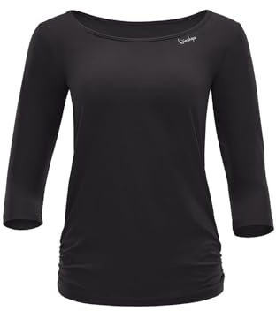 WINSHAPE Damen Functional Light and Soft ¾-arm Top Aet139ls Yoga-Shirt
