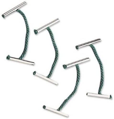 Q-Connect Metal Treasury Tag, 25 mm, Pack of 100, Green