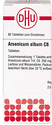 DHU Arsenicum album C6 Tabletten, 80 St. Tabletten