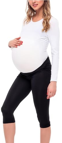 Be Mammy 3/4 Umstandsleggings aus Viskose BE20-254