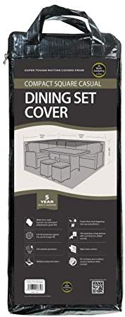 Garland Products Limited Compact Square Casual Dining Set Cover Black