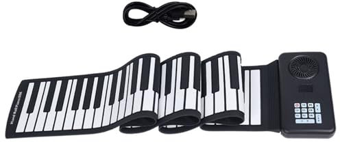 Pianoforte elettronico portatile pieghevole 88 tasti tastiera tastiera in silicone a mano pianoforte portatile per gli amanti della musica pieghevole pianoforte elettronico portatile