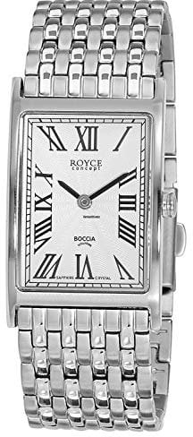 Boccia Damen Analog Quarz Uhr mit Titan Armband 3285-07