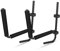 Greensen Kayak Wall Rack 2 Pieces Canoe Rack Wall, Heavy Duty Steel Kayak Wall Storage Holder Wall Mount Surfboard Holder Kayak Storage Rack Outdoor for Kayaking, Surfboard and Sailing