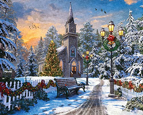 Springbok 1000 Piece Jigsaw Puzzle Holiday Church