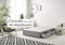 Bed Centre Tweed Gray Flexby Divan Bed Base - Headboard And Storage Drawer (Single, Small Double, Double, King and Super King Size (Single, Divan Base with 2 Drawer Same Side No Headboard)