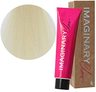 The Imaginary Colors | Coloración Permanente Vegana con Ácido Hialurónico | Cobertura 100% | Superaclarantes 12S-0 Rubio Extra Claro - 100 ml (Pack de 3 uds.)