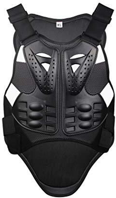 IFIKK Veste Armure Moto Blouson Motard Gilet Sport Veste avec Protection Veste Motard Gilet Protection Dorsale Équipement de Moto Cross Scooter VTT Motocross Homme ou Femme