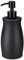 LALA DOLCE Seifenspender, Edelstahl, Mattschwarz, für Küche und Badezimmer, Handgeschirr, Lotion (Mattschwarz, 390 ml)