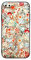 Berkin Arts Compatible with iPhone 8 Plus Case iPhone 7 Plus Case Silicone Cover with Screen Protector Pink Intricate Ornamental Flourishes(Acanthus by William Morris)