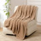 FY FIBER HOUSE Fleece Kuscheldecken, extra weiche Flauschige Decken, leichte, gemütliche Mikrofaser Sofadecke/Wolldecke für Büro, Sessel und Camping, 150x200cm, Kamel