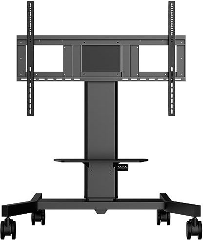 iiyama MD CAR1021-B1 elektrisches Pylonensystem/Fahrwagen | für Large Format (Touch-) Displays 43“ bis 65“, bis max. 100 kg. und VESA 800x600, Höhenverstellung (500mm), schwarz