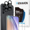Yenwen für Samsung Galaxy A54 5G für Panzerglas, 2 Stück Schutzfolie mit 2 Stück Kameraschutz, 9H Härte Schutzglas Anti- Kratzer Handy Folie HD Klar Displayschutz