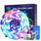 GY 5 m LED Strip, 18 W RGB-LED-Streifen, Ferngesteuert und App-gesteuert, kompatibel mit Alexa und Google Home für Partys, Schlafzimmer, Wohnräume.