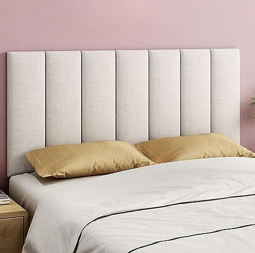 NEPHRA 3D Bett Kopfteil Wandpolster, Wandkissen Als Kopfteil für Bett, Wandpaneele Gepolstert, Wandpaneele Selbstklebend für Schlafzimmer, Kinderzimmer, Büro, Diele (Farbe : B, Größe : 160cm)