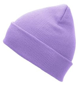 Century Star Mütze Herren Wintermütze Beanie Herren - Dehnbares Rippenstrickgewebe, warm, weich und atmungsaktiv Hellviolett