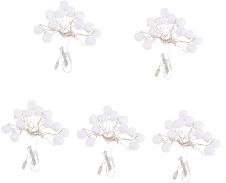 OSALADI 5st Make-up-licht USB Schminklichter Spiegel-eitelkeitslichter Schminklicht Für Schminkspiegel Schminkspiegelbeleuchtung Plastik Rotieren Weiß Schminkspiegel Licht Dreifarbig