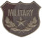 Catch the Patch Military Militär Army - (Größe: 7,8 x 7,3 cm) – Kultige Aufnäher zum Aufbügeln & Aufnähen – Für Jacken, Rucksäcke, Shirts & Cosplay – Ein Must-have für DIY-Fans