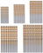 Treki 50pcs Brocas Helicoidales HSS Broca de Perforación con Revestimiento de Titanio 1/1.5/2/2.5/3mm Micro Brocas HSS Taladro de Titanio Brocas de Taladro para Plástico de Madera y Aluminio