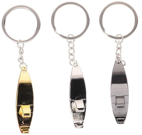 Cabilock Surfbrett-schlüsselanhänger 3er-set Bieröffner-schlüsselanhänger Aus Metall Dekoratives Design Für Partys Und Zuhause