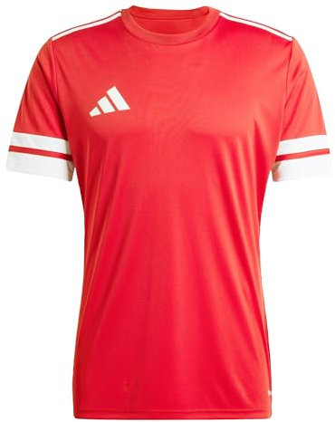 adidas Herren SQUADRA25 Jersey Short Sleeve, Team Power Red 2 / White, XL