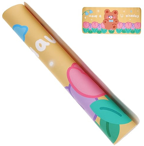 SHINEOFI Grand Tapis De Souris à Bords Cousus Tapis De Souris De Bureau pour Jeu Ordinateur Et Travail Décoratif Pratique Antidérapant