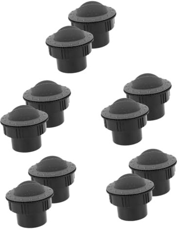 HOMSFOU Lot De 5 Couvercles De Ventilation Ronds Pour Climatiseur Déflecteurs Daération Universels Pour Bus En Plastique Robuste Installation Simple 2 Pièces X 5