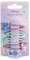 Disney Stitch Lot de 4 pinces à cheveux pailletées en métal pour fille avec deux breloques décoratives et élégantes 5,1 cm