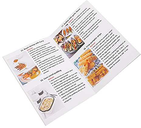 Cabilock Livre de Recettes pour Friteuse à Air Pulsée, Recette Cuisine Pratique, Accessoire Air Fryer en Papier