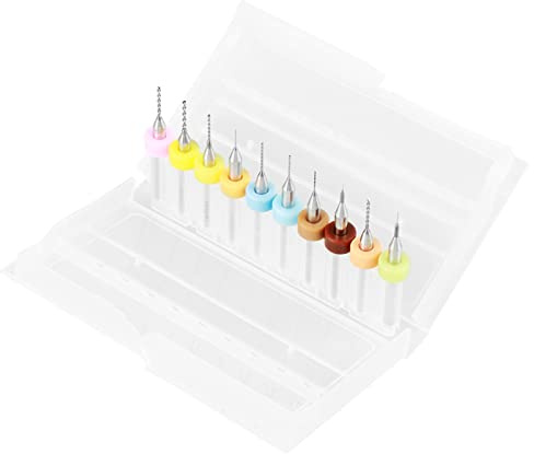 10 Stück 0, 1–1, 0 Mm Wolframbohrer, PCB-Bohrer, Hartmetall-Mikrobohrer-Set, Werkzeug für Leiterplatten