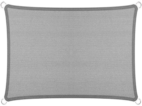 Sonnenschirm Segel Sonnenschutz Netz 80 x 120 cm, Sonnenschutz 98% UV Schutz Windschutz Reißfest Wetterfest, Schattiernetz Gewächshaus Sonnenschutz Netz, für Terrasse Garten, Hellgrau