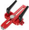 Deuson Thin Rip Jig Aluminum Alloy Table Saw Jig Guide Fast Thin Ripping Guide Sturdy Thin Rip Table Saw Jig Table Saw Accessories for Making Repetitive Narrow Strip Cuts(gules)