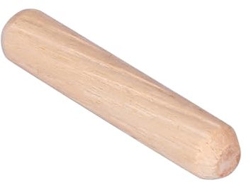 50 Stück Runde Geriffelte Holzdübelstifte für Schränke und Schubladen M6 X 30, M6 X 40, M6 X 50, Brandneu und Hochwertig, aus Massivholz, Einfach zu Verwenden, für die Montage