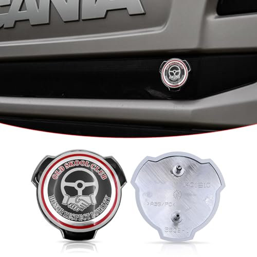 1 Pezzo Personalizzato VECCHIO SKOOL CLUB ONORE RESPECT LEALTÀ Distintivi Camion Per Scania Trucks Griglia Anteriore Badge Emblema Sostituzione Esterna Decalcomania Accessori 1401610
