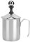 Milk Frother Manuel Manuel Lait Mousseur de Lait Mousseur Agitateur Agitateur, 400cc 304 en Acier Inoxydable à Main le Pochette Coussin pour Cappuccino café Latte Art Chocolat
