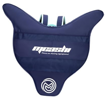 Sac de Rangement Sangle Réglable pour Monopalme et Palmes Bleu